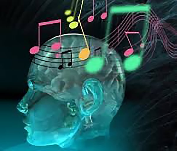 Digital Rendering Representing Brain Music